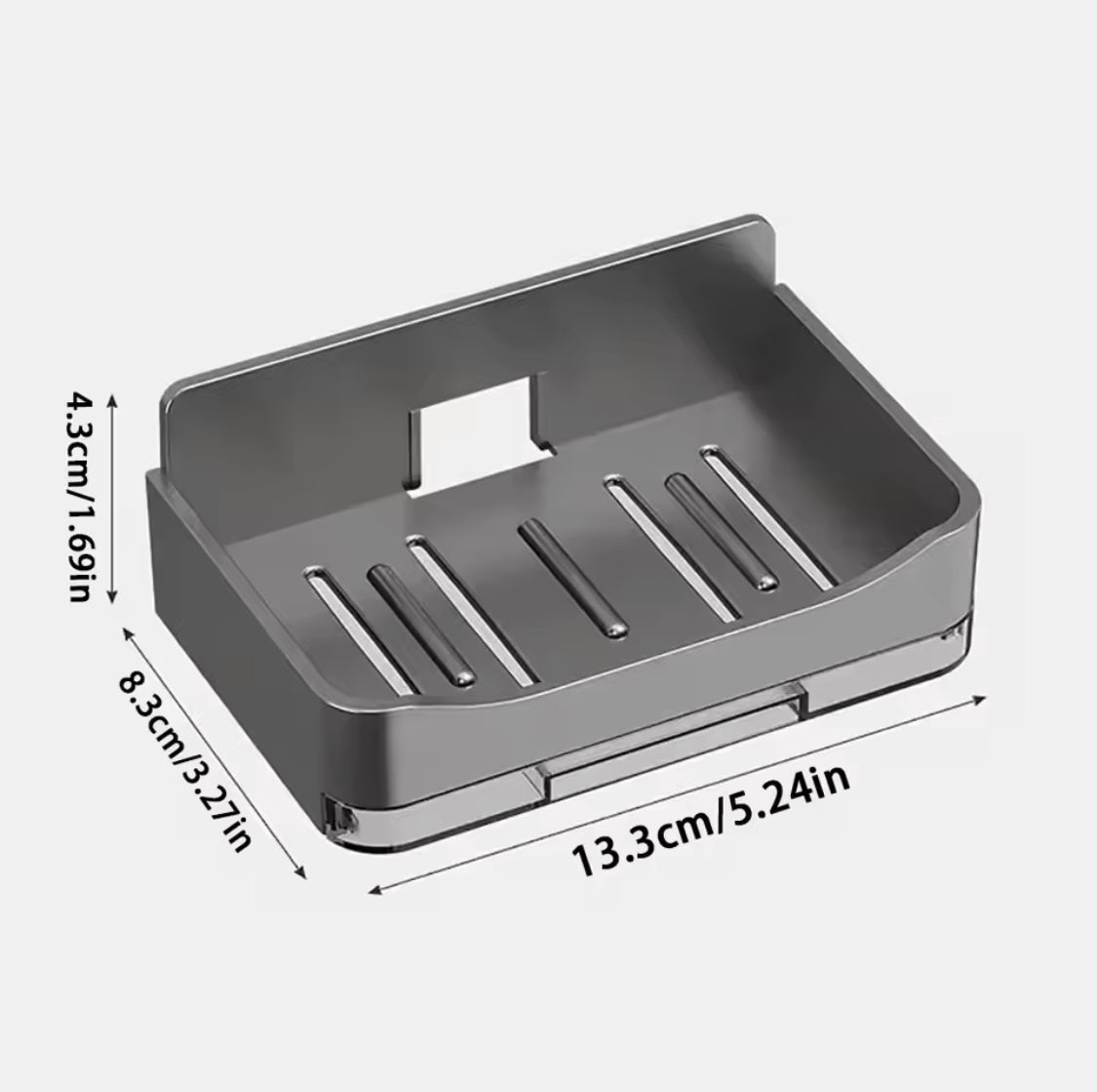 Creative Wall Mounted Soap Holder, Self Adhesive Punch Free Soap Box, Drainage Waterproof Soap Storage Tray, Bathroom Soap Holder Tray Creative Wall Mounted Soap Holder, Self Adhesive Punch Free Soap Box, Drainage Waterproof Soap Storage Tray, Bathroom Soap Holder Tray